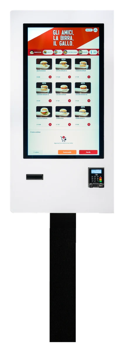 Pedestal – shown with Kiosk